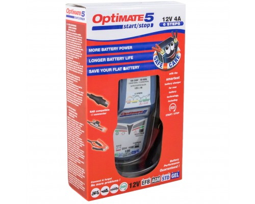 Зарядное устройство OptiMate 5 4А Start-Stop (1x4A, 12V)