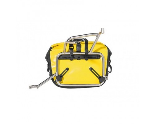 Комплект водонепроницаемых боковых сумок (пара) ENDURANCE Click, желтые, 28/28 л.