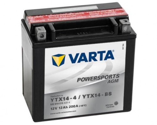Аккумулятор Varta YTX 14 BS