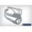Защита заднего тормозного бачка BMW R1200GS/GSA/R NineT, серебро
