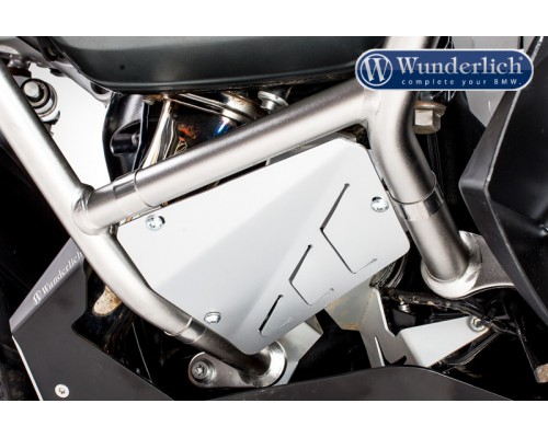Защита двигателя на оригинальные защитные дуги BMW R1200GSA LC Комплект Серебро